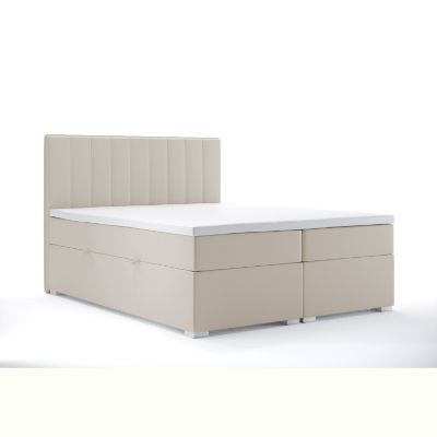 Pat tapitat boxspring 160 x 200 cm bej Rally