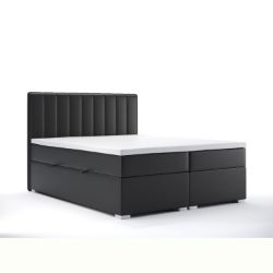 Pat tapitat boxspring 140 x 200 cm antracit Rally