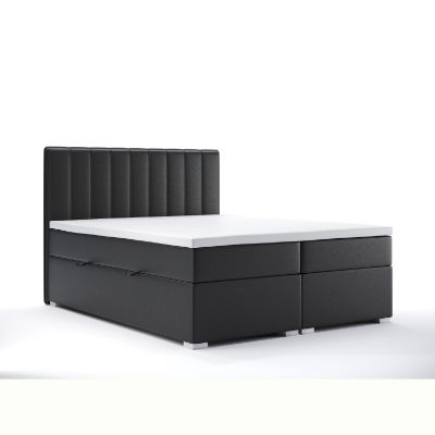 Pat tapitat boxspring 140 x 200 cm antracit Rally