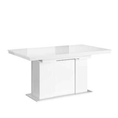 masa extensibila Masa dining extensibila 140/180 cm alb lucios Pegase