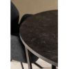 	Masa dining rotunda marmura 110 cm negru Amble