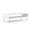 	Masuta de cafea 120 x 60 cm alb Rosa Bianca