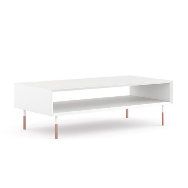 	Masuta de cafea 120 x 60 cm alb Rosa Bianca