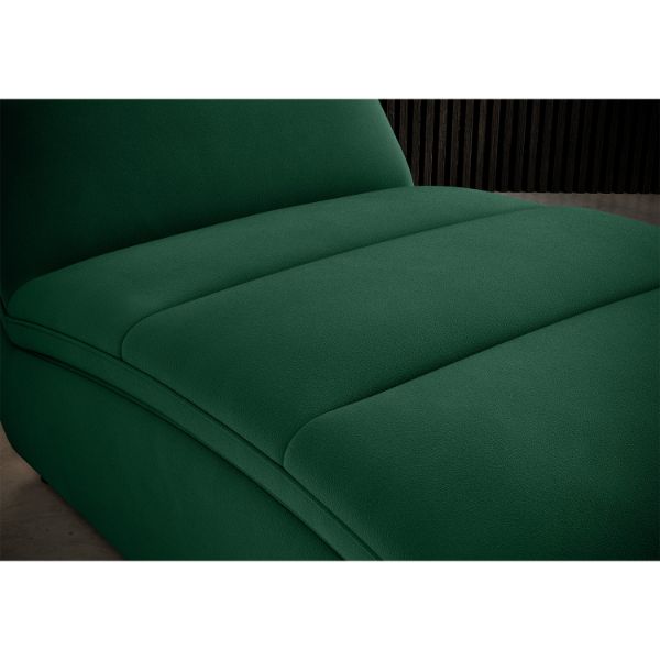 Sezlong cu textil verde padure Taco