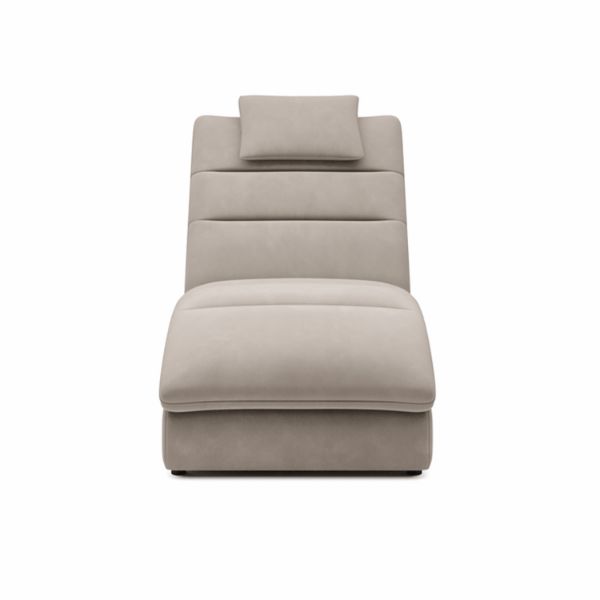 Sezlong cu textil bej Taco