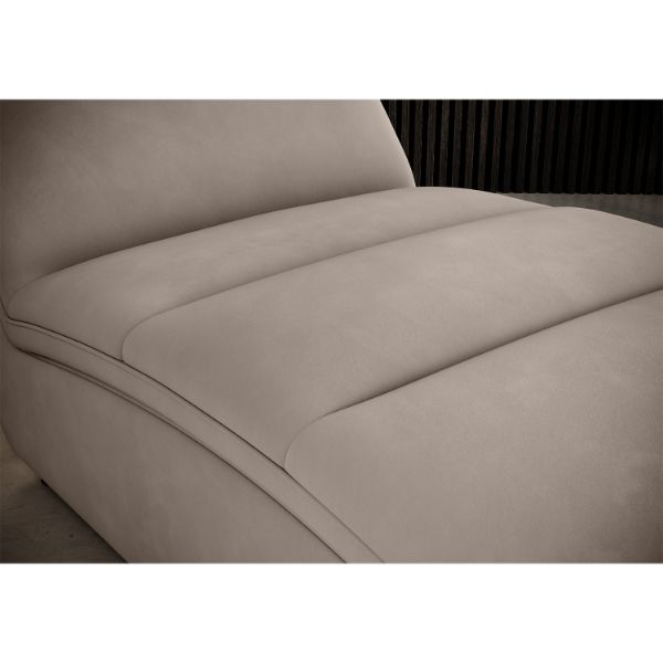 Sezlong cu textil bej Taco