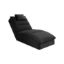 Sezlong cu textil negru Taco