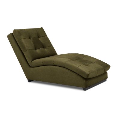 Sezlong cu textil verde kaki Doro