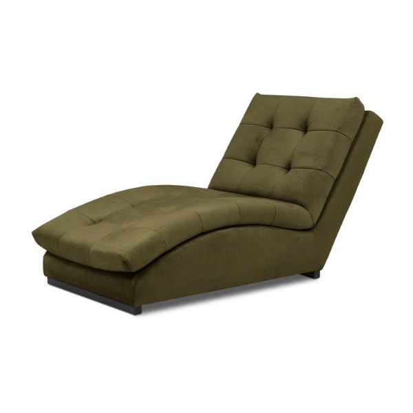 Sezlong cu textil verde kaki Doro