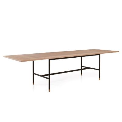 	Masa dining extensibila 200/300 cm stejar/negru Turgend