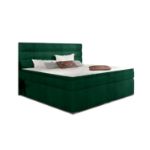 	Pat tapitat boxspring 140 x 200 cm verde Softy