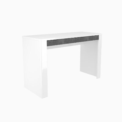 birou Birou cu 1 sertar alb lucios Pegase