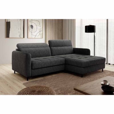 Coltar mic extensibil dreapta negru Gomsi