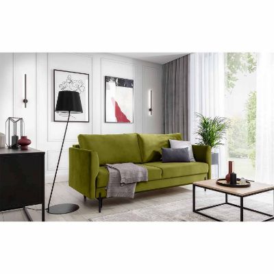 	Canapea extensibila 3 locuri verde mar Revi