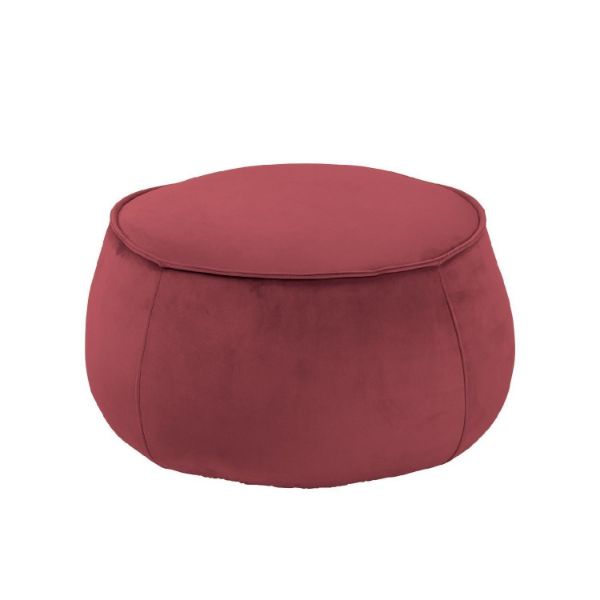 Taburet tapitat rotund coral Mie