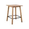 Masa inalta tip bar patrata 75 cm stejar salbatic Chara