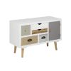 	Bufet cu 1 usa si 5 sertare multicolor Thais