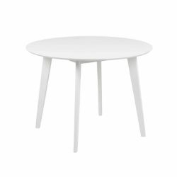  Masa dining fixa rotunda 105 cm alb Roxby