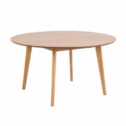 	Masa dining rotunda fixa 140 cm natur Roxby