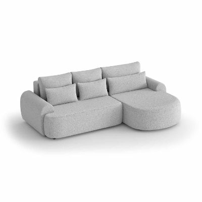 Coltar extensibil dreapta gri deschis Olivio
