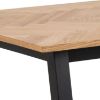 Masa dining fixa 180 cm stejar natur/negru Brighton