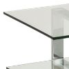 Comoda TV metal cromat si sticla Katerine