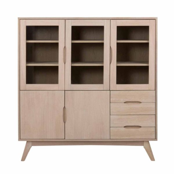 Bufet inalt cu 5usi si 4 sertare stejar Marte