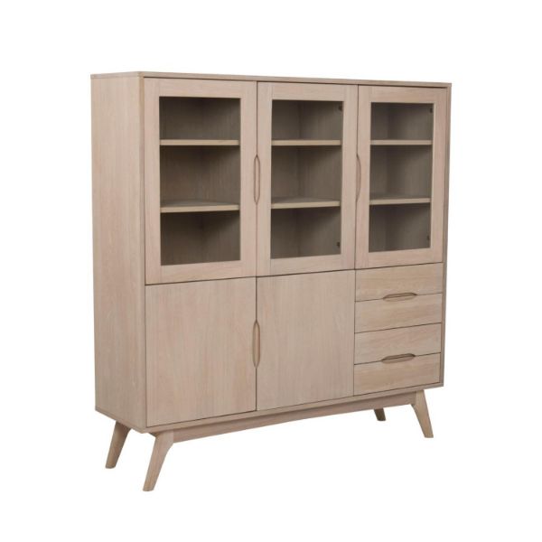 Bufet inalt cu 5usi si 4 sertare stejar Marte