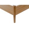 Pat lemn masiv, PAL, furnir, 180 x 200 cm, stejar, model Herringbone, Basta