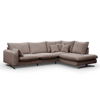 Coltar fix dreapta L cappuccino Princess