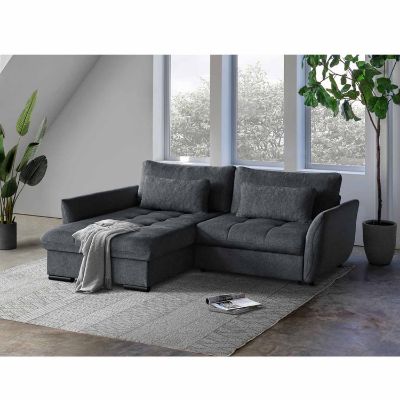 Coltar extensibil stanga L antracit Cafe