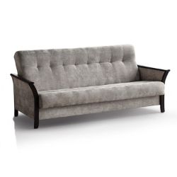 Canapea extensibila 3 locuri cappuccino/wenge Roko