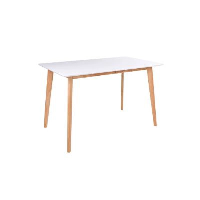 Masa fixa 120 cm alb/natur Almeta  