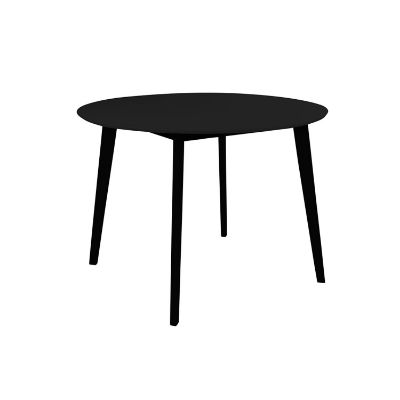 Masa rotunda fixa 105 cm negru Almeta