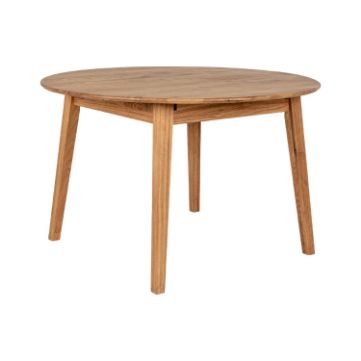 Masa rotunda extensibila 118/158 cm stejar Mikkel