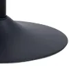 Scaun bar rotativ negru/coniac Oregon