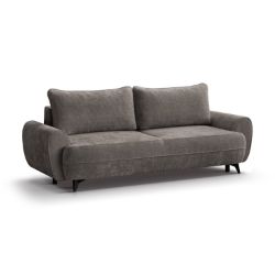 Canapea extensibila de 3 locuri maro Cremona