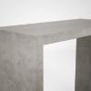 Consola/masa dining extensibila gri-beton Helena II