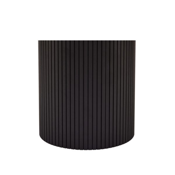 Masa rotunda extensibila 120/160 cm negru Toscana