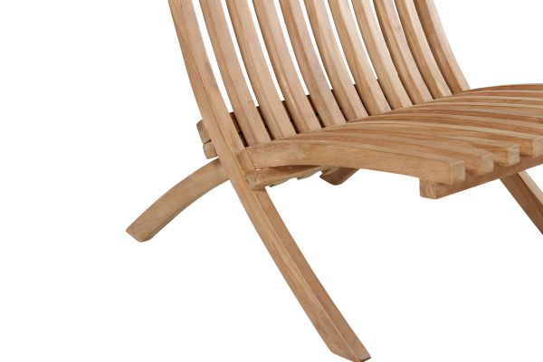 Imagine Vă rog să traduceți complet: Kenya Sissor Sunbathing Lounge Chair 2-pack - Teak