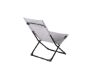 Imagine Seville Foldable Relax Chair 2-pack - Black Frame/Grey Cushion