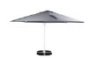 Imagine Leeds - Umbrella - 3,5 m diam 360 grader - White/Grey fabric