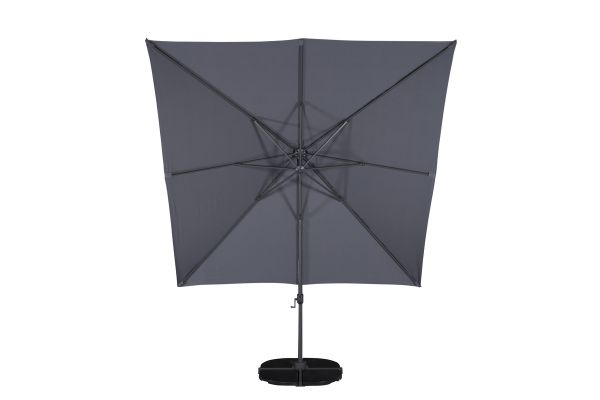 Imagine Leeds Umbrella 3*3m - Negru/Gri