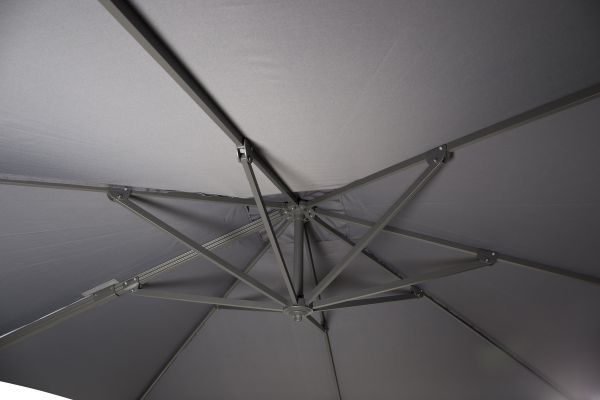 Imagine Leeds Umbrella 3*3m - Negru/Gri