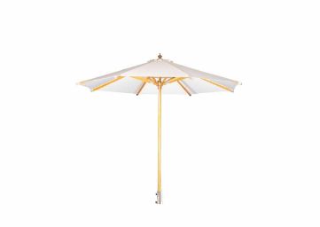 Imagine Umbrelă Naxos - 3m - Lemn / Material Ecru