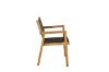 Imagine Venice Stackingchair 2-pachet - Teak / Textilene negru