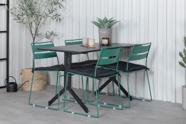 Imagine Setul de 2 scaune de dining Lina - Verde