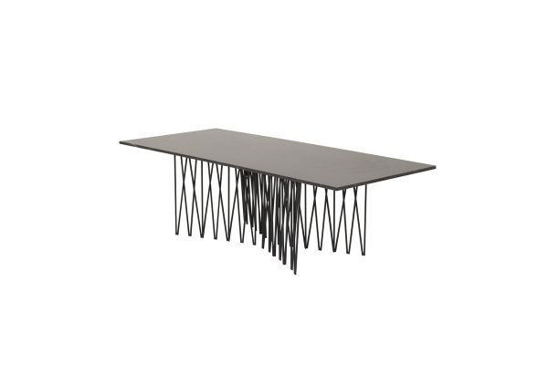 Imagine Stone - Sofa Table - Artifical Stone / Black