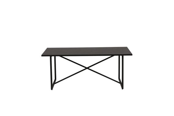 Imagine Pryor Sofa Table - Black / Black MDF