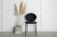 Scaun dining tapitat negru Vault